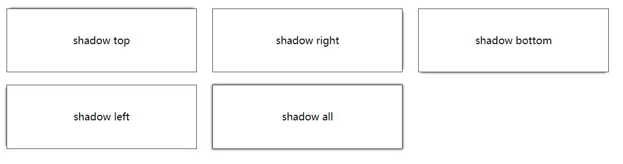 box shadow